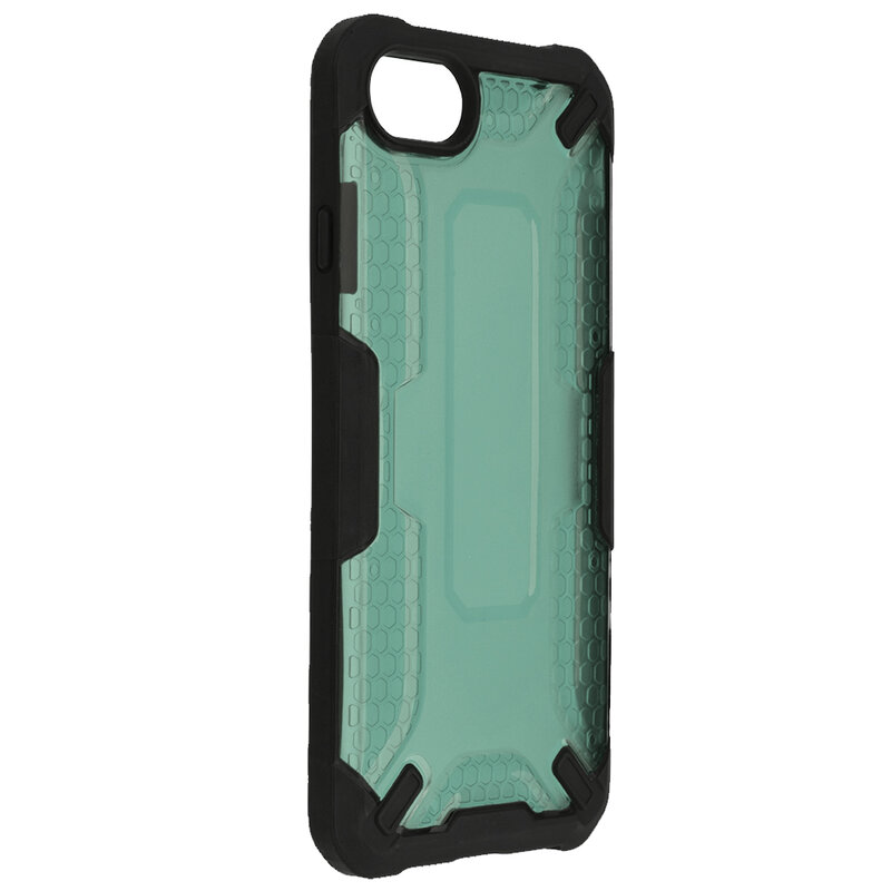 Husa iPhone SE 2, SE 2020 Mobster Decoil Series - Verde Inchis