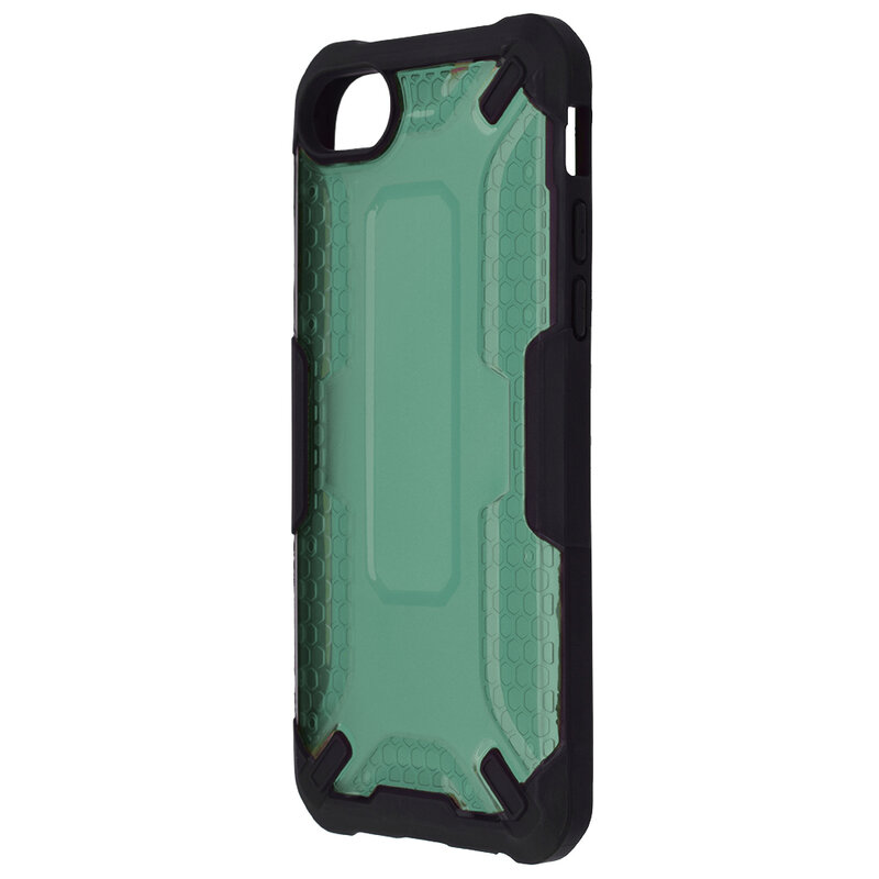 Husa iPhone SE 2, SE 2020 Mobster Decoil Series - Verde Inchis