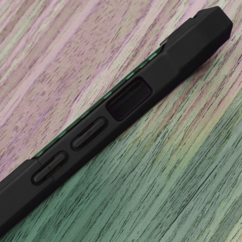 Husa iPhone SE 2, SE 2020 Mobster Decoil Series - Verde Inchis