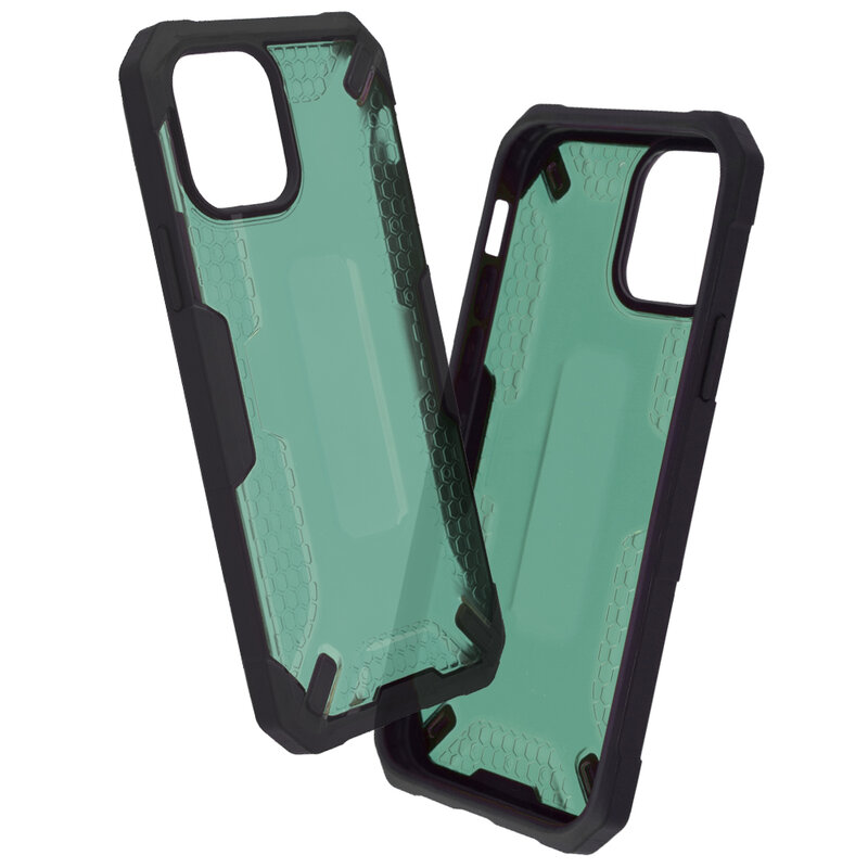 Husa iPhone 12 Pro Mobster Decoil Series - Verde Inchis