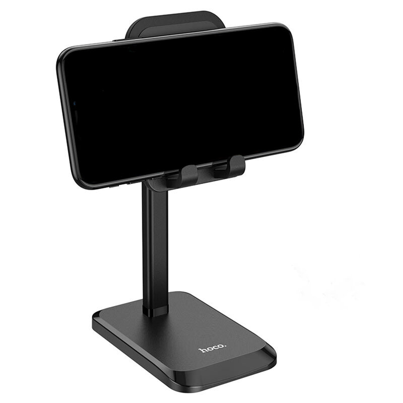 Suport Birou Hoco PH27 Telescopic Pentru Telefon Din Aluminiu - Alb