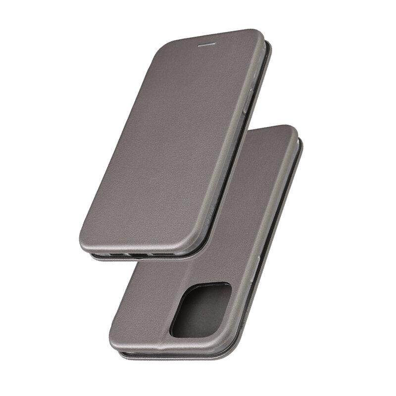 Husa iPhone 12 Pro Max Flip Magnet Book Type - Grey