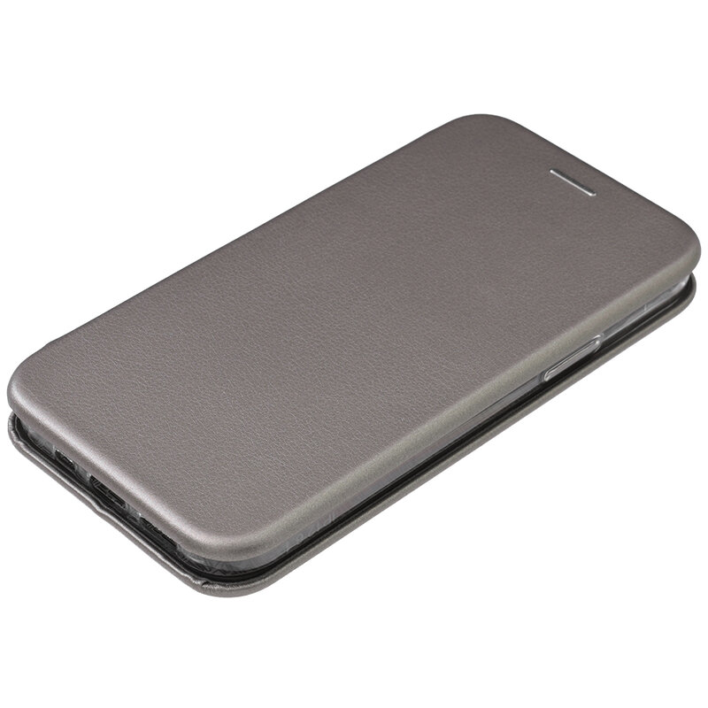 Husa iPhone 12 Pro Flip Magnet Book Type - Grey