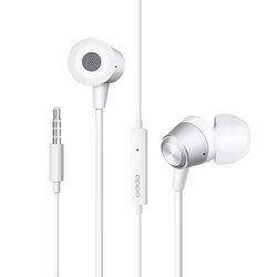 Casti In-Ear Originale OPPO MH130 Stereo Cu Jack 3.5mm Si Microfon - Bulk - Alb