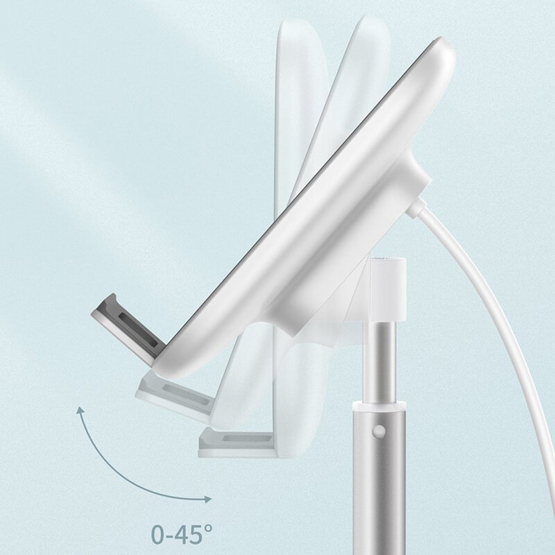 Suport Birou Baseus Cu Incarcare Wireless Pentru Telefon 15V - SUWY-D0S - Argintiu