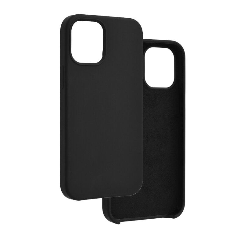 Husa iPhone 12 mini Silicon Soft Touch - Negru