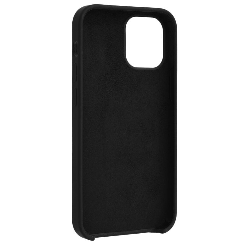 Husa iPhone 12 mini Silicon Soft Touch - Negru