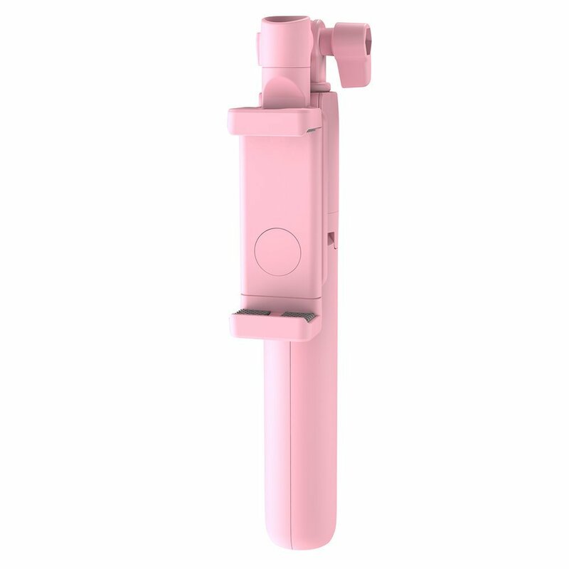Suport Selfie Stick Baseus Lovely Bluetooth Tripod Telescopic Cu Telecomanda – SUDYZP-F04 – Roz