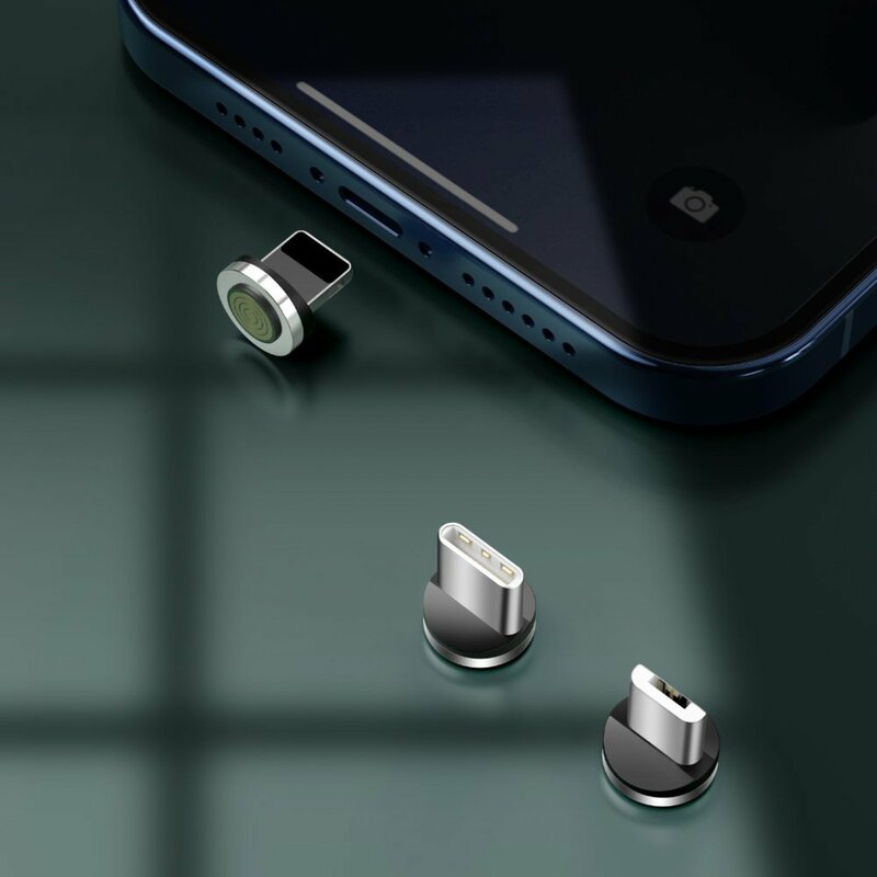 Cablu De Date Baseus Zinc Magnetic 3in1 USB / Lightning / Type C / Micro-USB 3A - 1m - CA1T3-AG1 - Negru