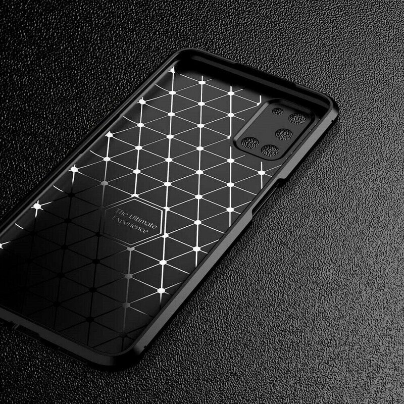 Husa Oppo A72 4G Carbon Fiber Skin - Negru