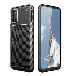 Husa Oppo A72 4G Carbon Fiber Skin - Negru