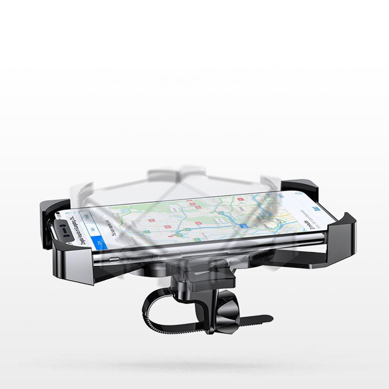Suport Bicicleta/Motocicleta Wozinsky Ajustabil Pentru Telefon Cu Prindere Pe Ghidon - WBHBK2 - Negru
