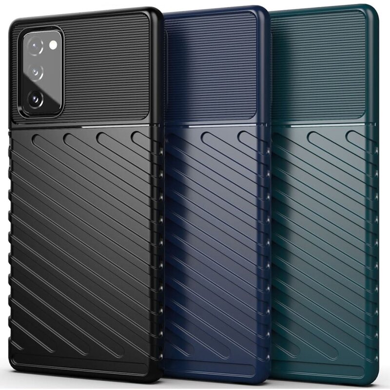 Husa Samsung Galaxy Note 20 Thunder Flexible Tough TPU - Negru