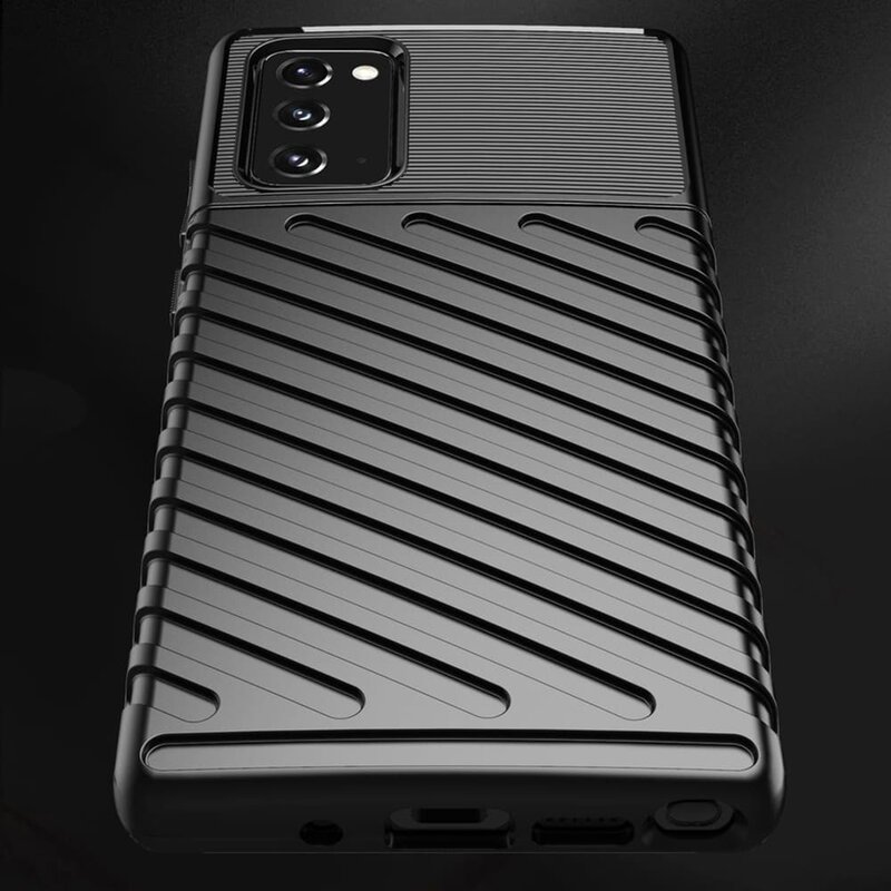 Husa Samsung Galaxy Note 20 Thunder Flexible Tough TPU - Negru