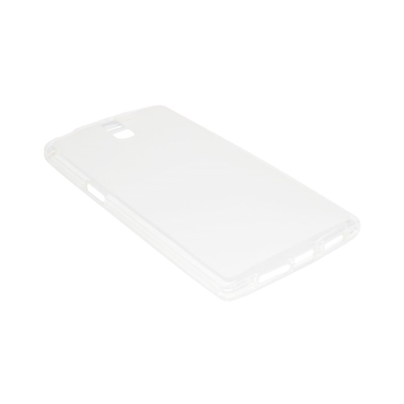Husa OnePlus One TPU Alb Transparent