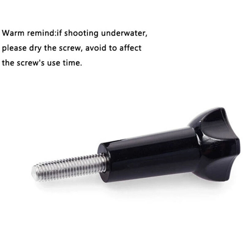 Surub GoPro Universal Din Otel Inoxidabil Pentru Fixare Camere De Actiune 5.5cm - Negru