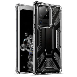 Husa Samsung Galaxy S20 Ultra 5G Poetic Affinity Transparenta - Negru