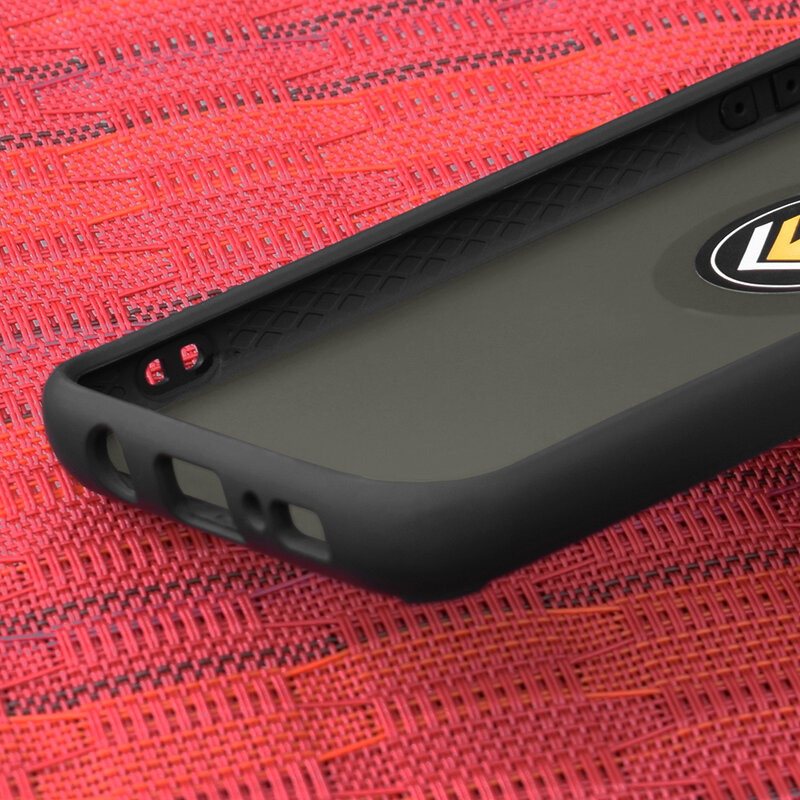Husa Huawei Y6p Mobster Glinth Cu Inel Suport Stand Magnetic - Negru