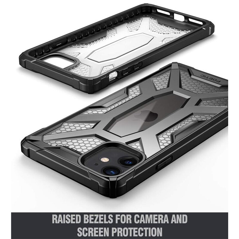 Husa iPhone 11 Poetic Affinity Transparenta - Camuflaj