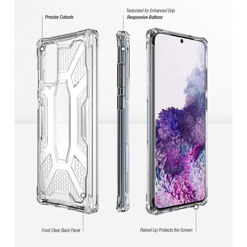 Husa Samsung Galaxy S20 Poetic Affinity Transparenta - Camuflaj