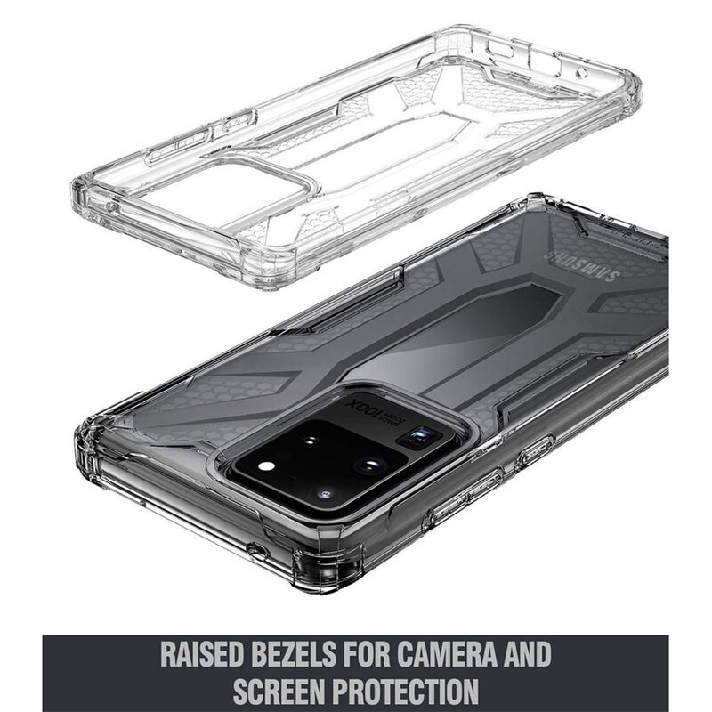 Husa Samsung Galaxy S20 Ultra 5G Poetic Affinity Transparenta - Negru