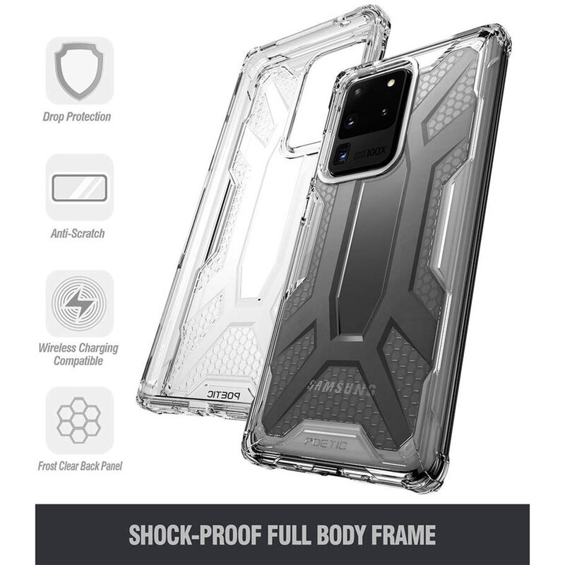Husa Samsung Galaxy S20 Ultra 5G Poetic Affinity Transparenta - Camuflaj