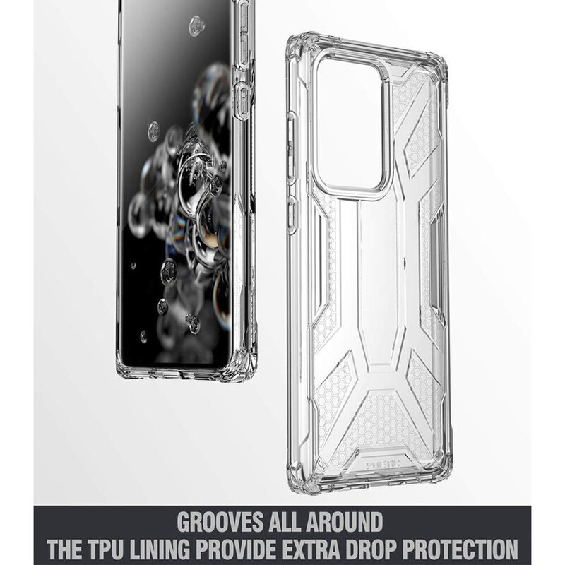 Husa Samsung Galaxy S20 Ultra 5G Poetic Affinity Transparenta - Camuflaj