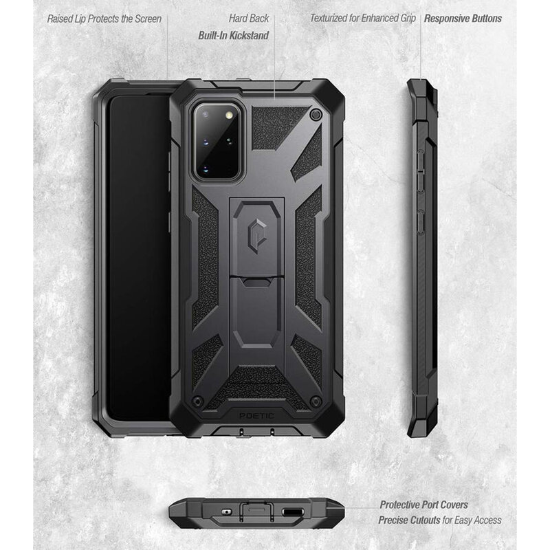 Husa Samsung Galaxy S20 Plus 5G Poetic Affinity Transparenta - Camuflaj