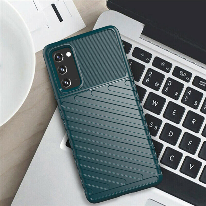 Husa Samsung Galaxy S20 Thunder Flexible Tough TPU - Negru