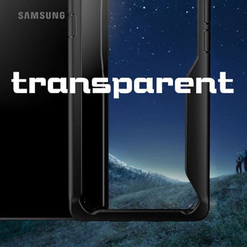 Husa Samsung Galaxy Note 20 Mobster Glaast Series Transparenta - Negru