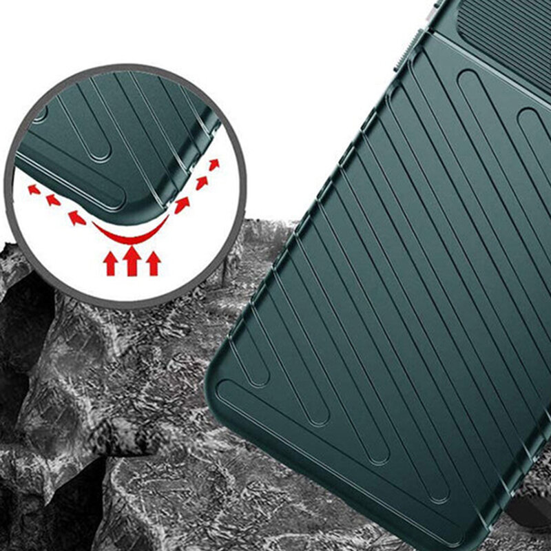 Husa Samsung Galaxy S20 Ultra 5G Thunder Flexible Tough TPU - Albastru