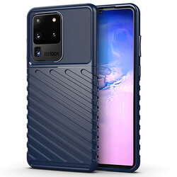 Husa Samsung Galaxy S20 Ultra 5G Thunder Flexible Tough TPU - Albastru