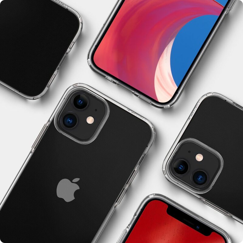 Husa iPhone 12 mini Spigen Liquid Crystal, transparenta