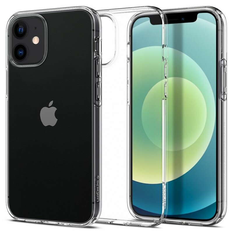 Husa iPhone 12 Spigen Liquid Crystal - Clear