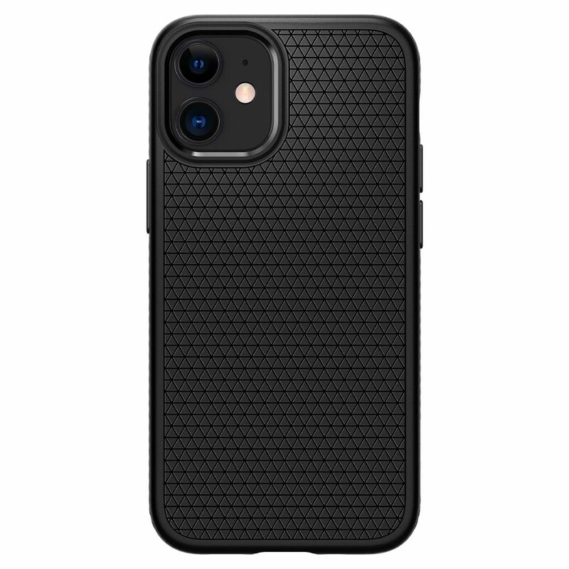 Husa iPhone 12 mini Spigen Liquid Air - Matte Black