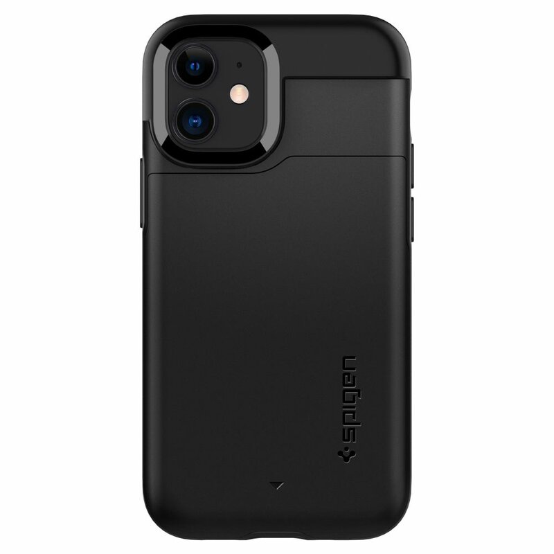 Husa iPhone 12 mini Spigen Slim Armor CS - Black