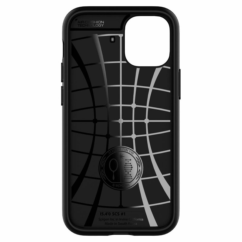 Husa iPhone 12 mini Spigen Slim Armor CS - Black