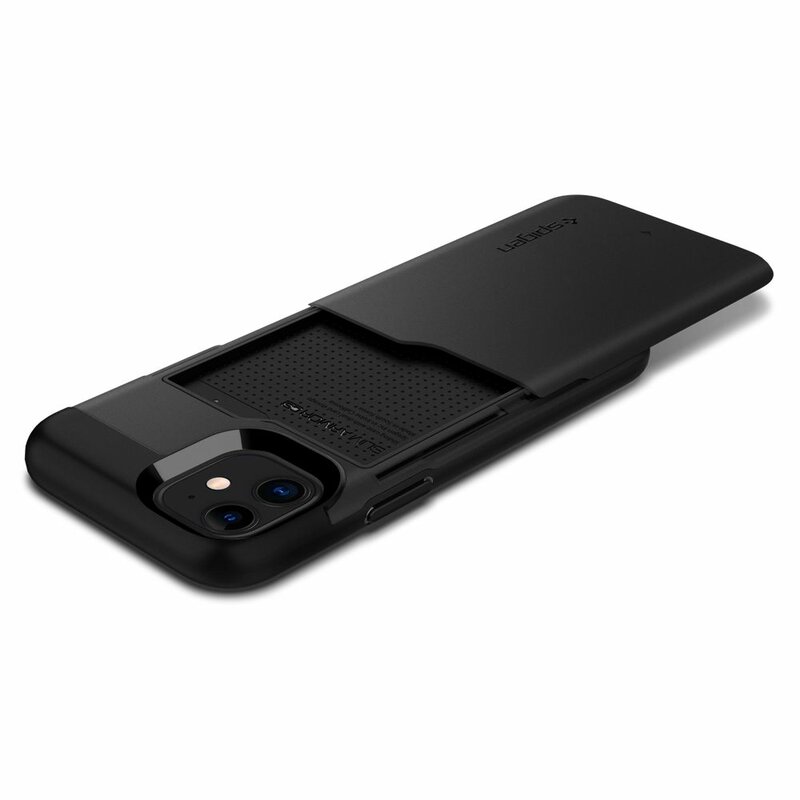 Husa iPhone 12 mini Spigen Slim Armor CS - Black