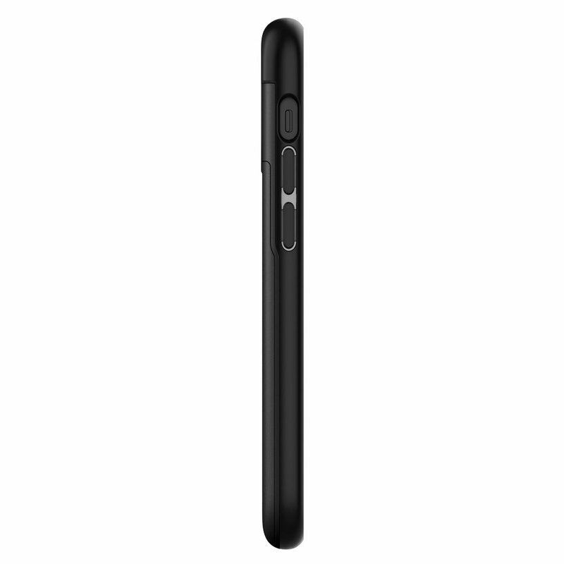 Husa iPhone 12 mini Spigen Slim Armor CS - Black