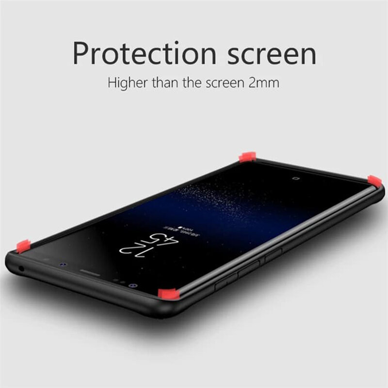 Husa OnePlus 8 Pro Mobster Glaast Series Transparenta - Negru