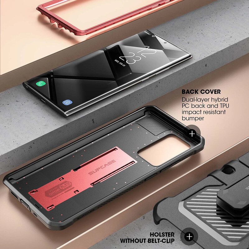 Husa Samsung Galaxy Note 20 Supcase Unicorn Beetle Pro, rosu