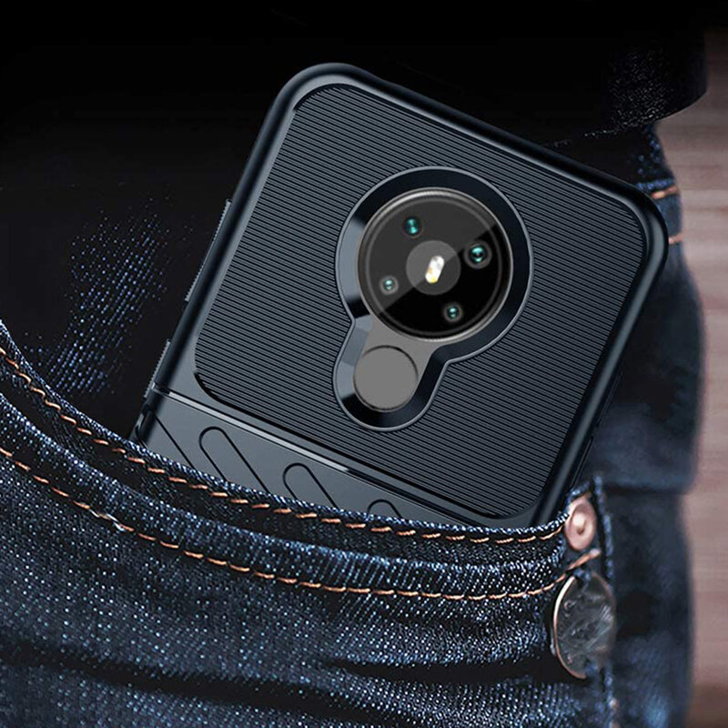 Husa Nokia 5.3 Thunder Flexible Tough TPU - Albastru