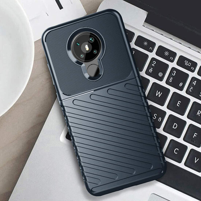 Husa Nokia 5.3 Thunder Flexible Tough TPU - Albastru