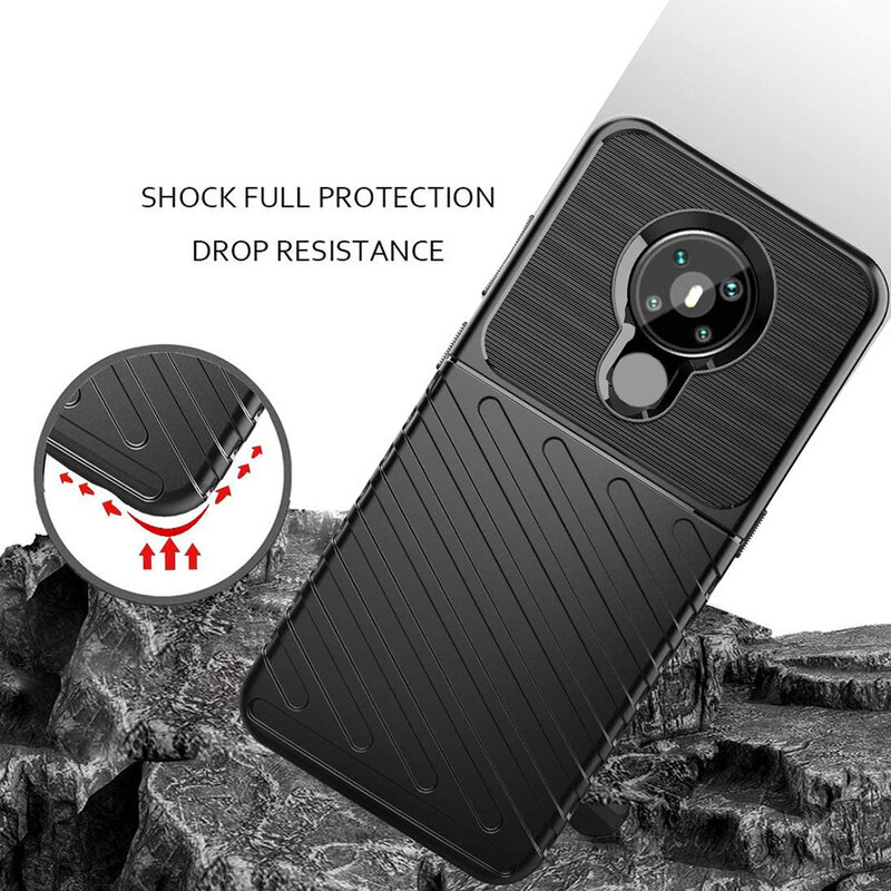 Husa Nokia 5.3 Thunder Flexible Tough TPU - Negru