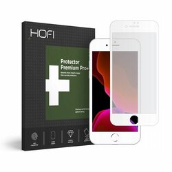 Folie iPhone 6 / 6S Hofi UltraFlex Glass Din Sticla Hibrida Flexibila 9H - White