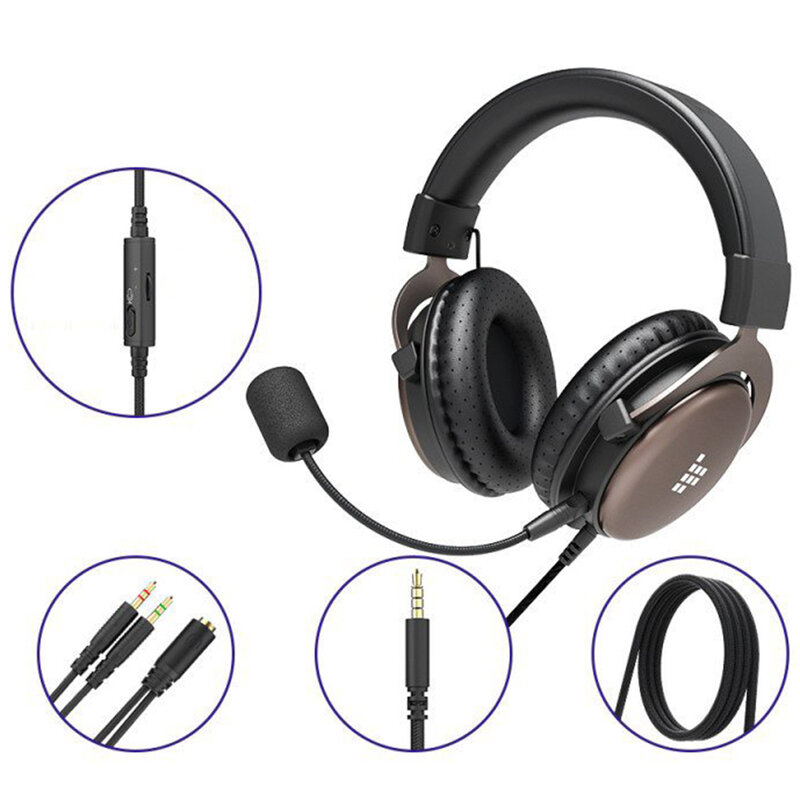 Casti On-Ear Pentru Gaming Tronsmart Sono Multiplatforma Cu Fir 2m - Negru