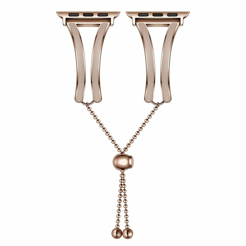 Curea Apple Watch 5 44mm Tech-Protect Chainband - Auriu