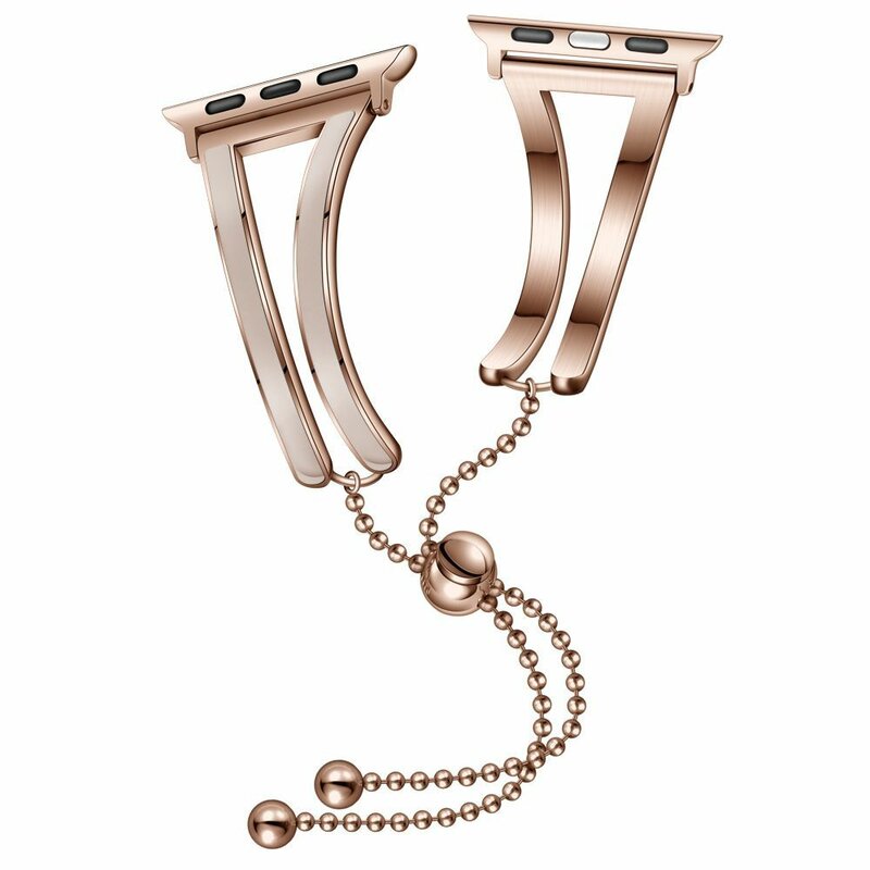 Curea Apple Watch 1 42mm Tech-Protect Chainband - Auriu