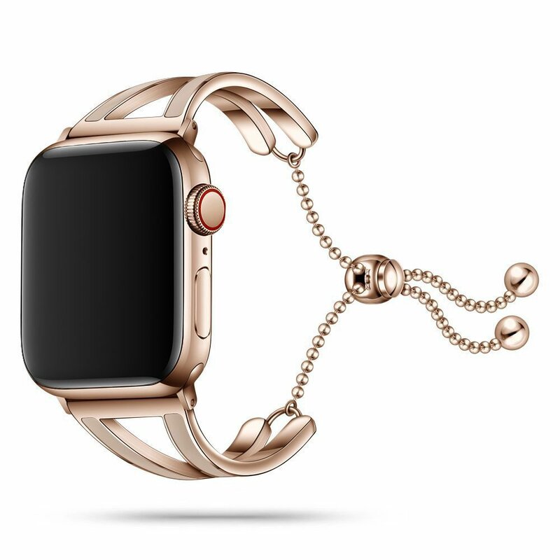 Curea Apple Watch 1 42mm Tech-Protect Chainband - Auriu