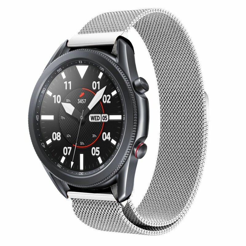 Curea Samsung Galaxy Watch 3 45mm Tech-Protect Milaneseband - Argintiu
